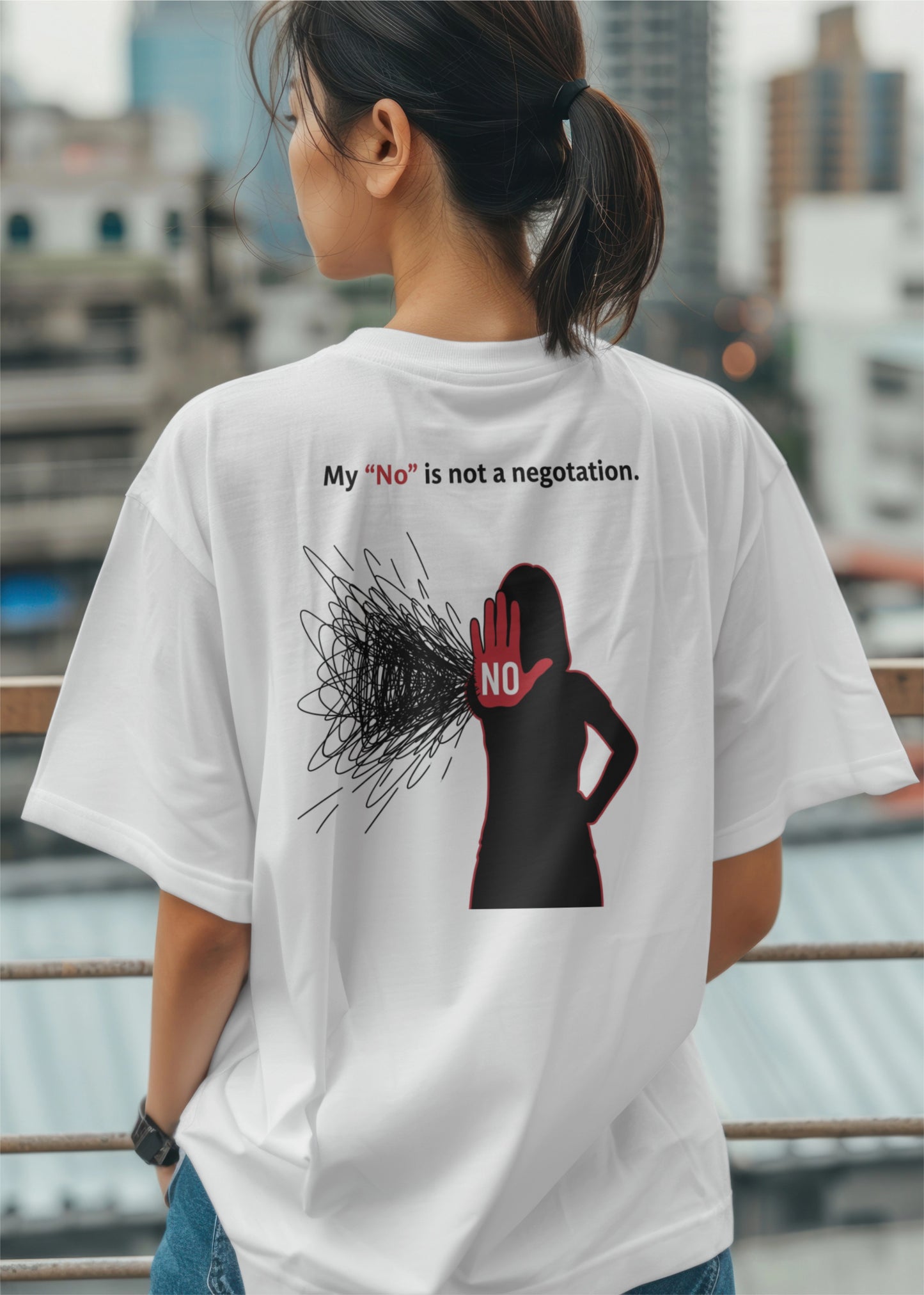 Sınırların Manifestosu - 'Hayır!' Tişörtü