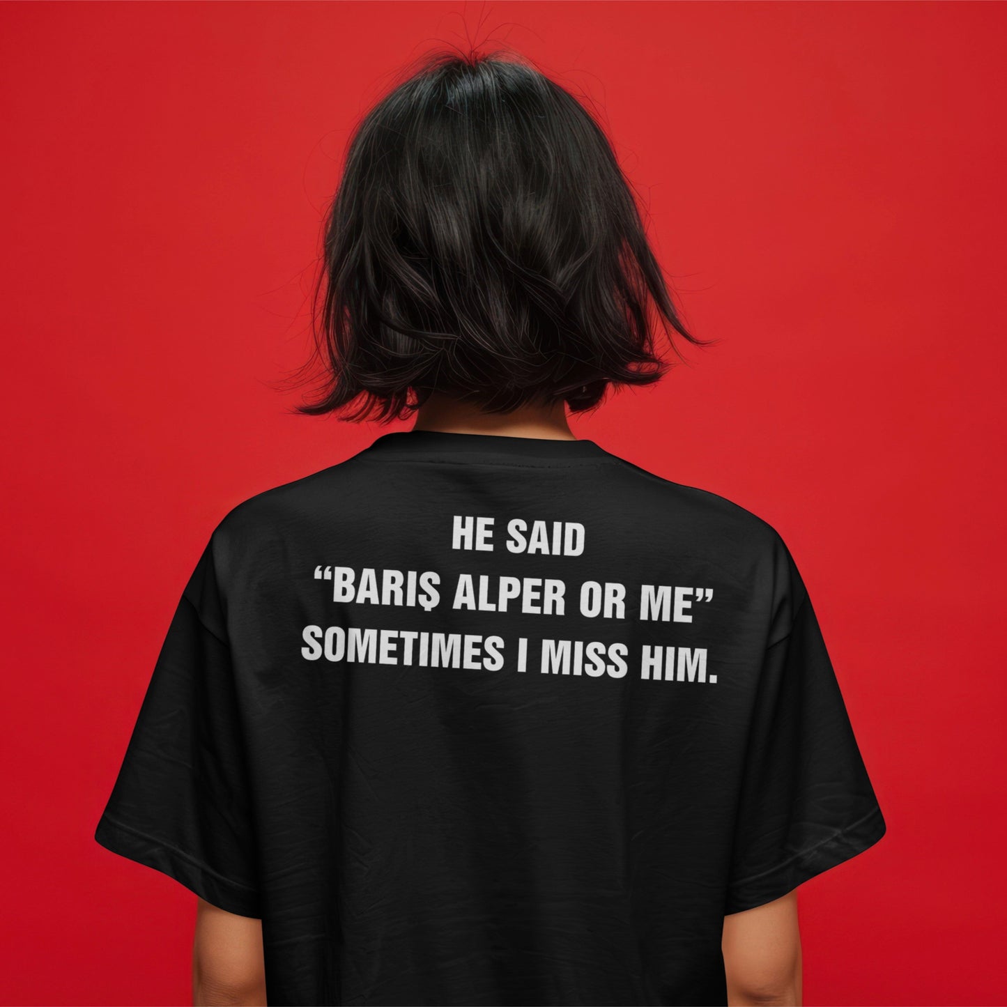 "BARIŞ ALPER OR ME> Ex - Minimal Galatasaray Taraftar Tişörtü - B-Shirt - Tişört Tasarım Atölyesi