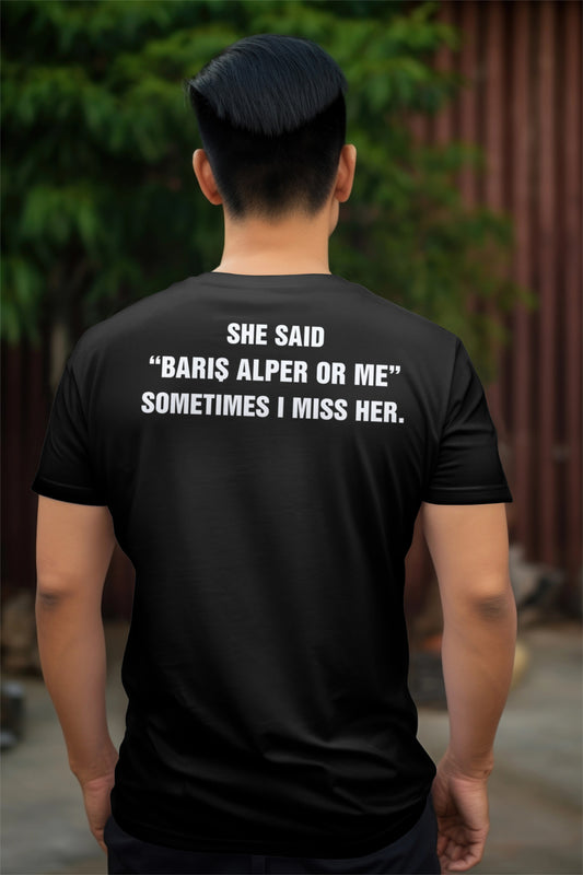 "BARIŞ ALPER OR ME> Ex - Minimal Galatasaray Taraftar Tişörtü - B-Shirt - Tişört Tasarım Atölyesi