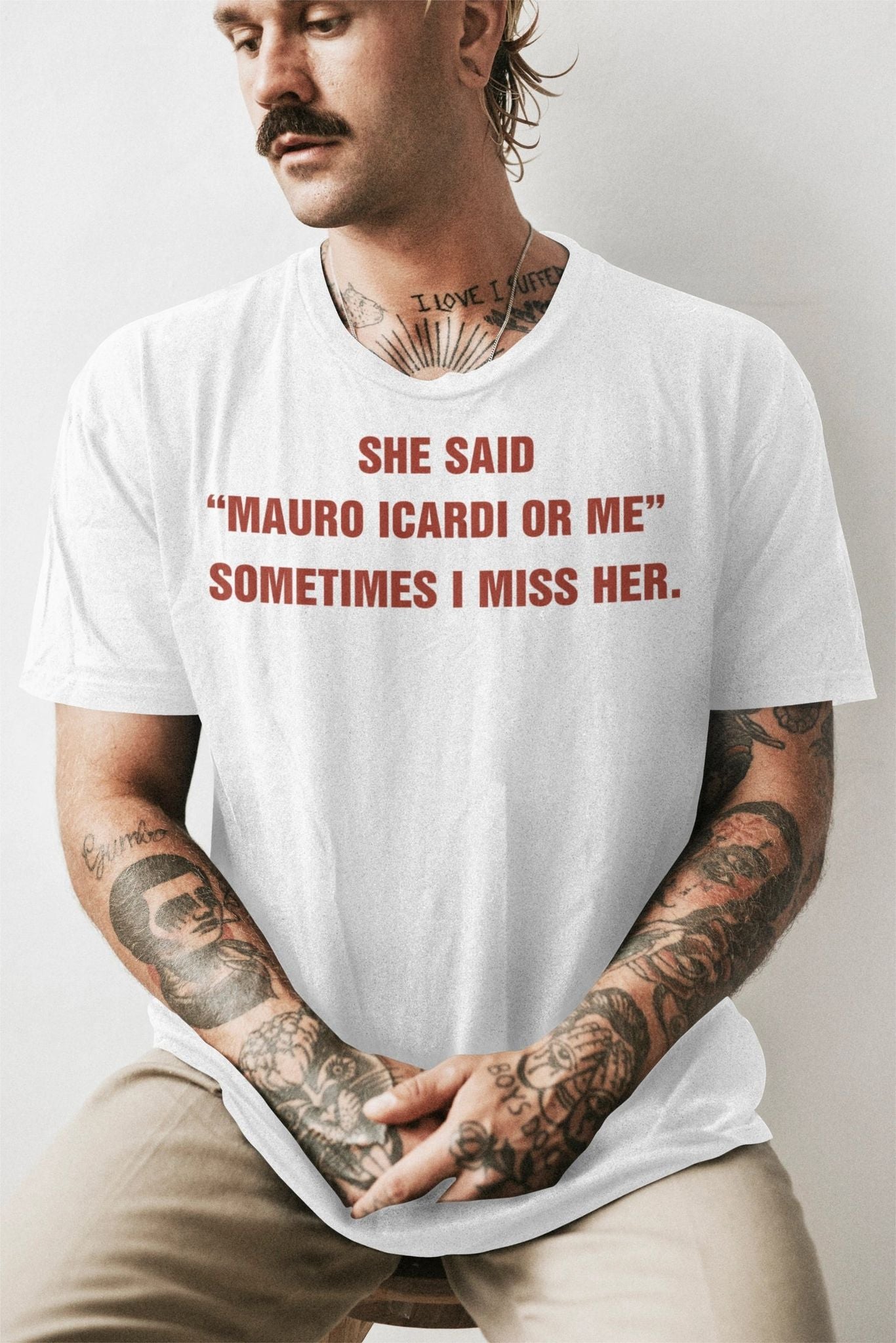 "ICARDI OR ME> Ex - Minimal Tişört - B-Shirt - Tişört Tasarım Atölyesi