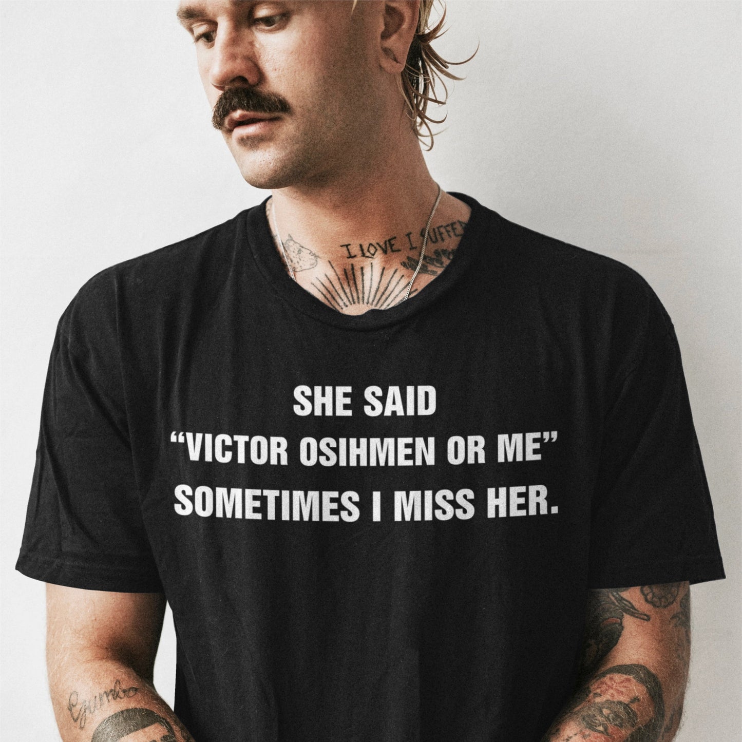 "OSIMHEN OR ME> Ex - Minimal Galatasaray Taraftar Tişörtü - B-Shirt - Tişört Tasarım Atölyesi
