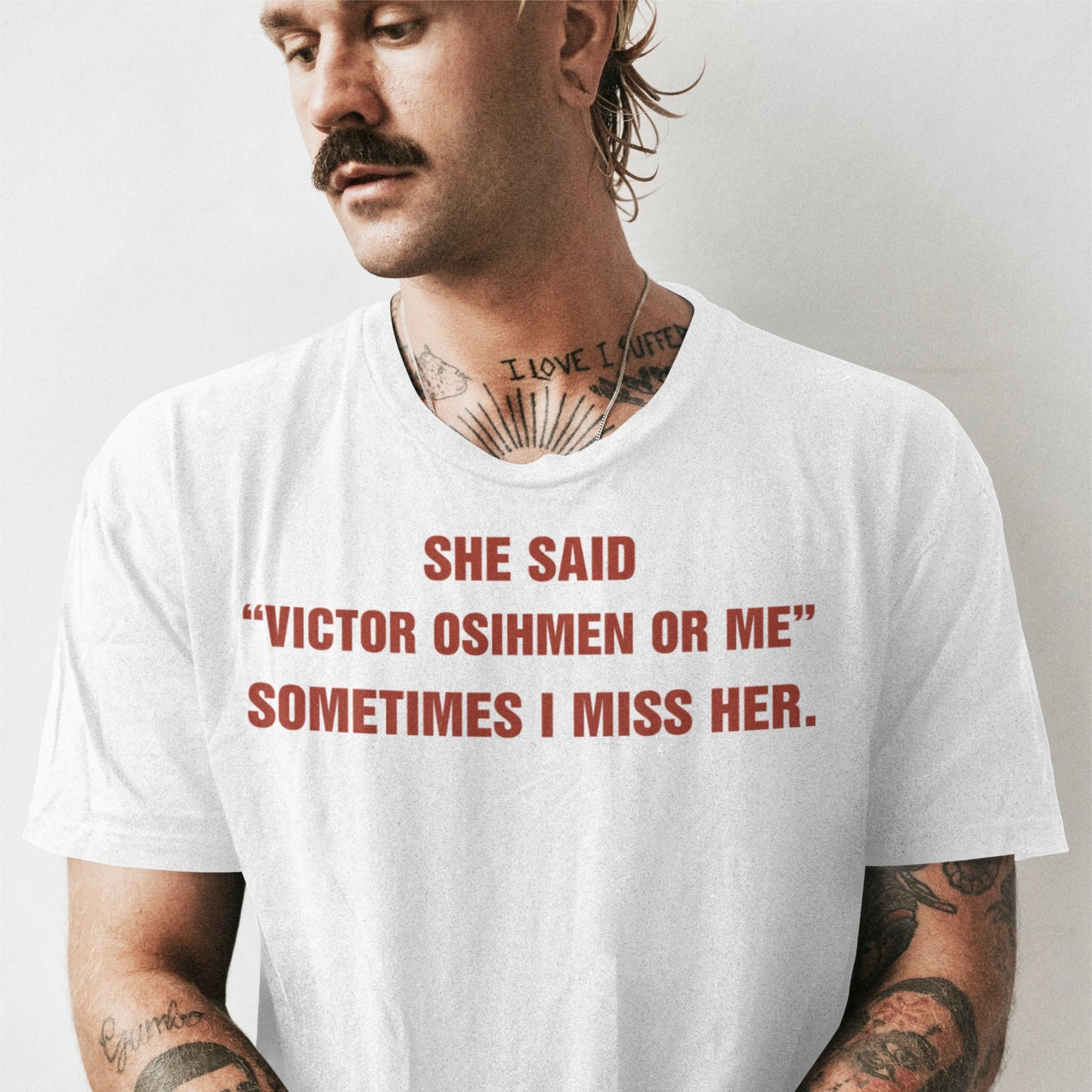 "OSIMHEN OR ME> Ex - Minimal Galatasaray Taraftar Tişörtü - B-Shirt - Tişört Tasarım Atölyesi