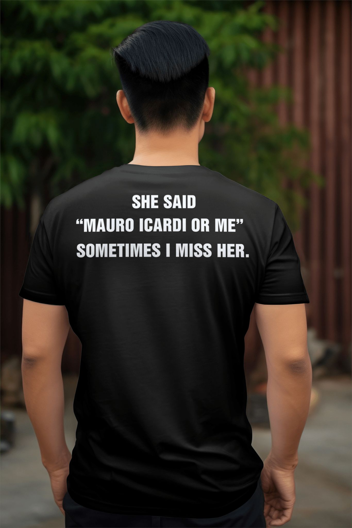 ICARDI OR ME > Ex GLOW Tee (Siyah • Karanlıkta Parlayan Fosforlu Tişört) - B-Shirt - Tişört Tasarım Atölyesi