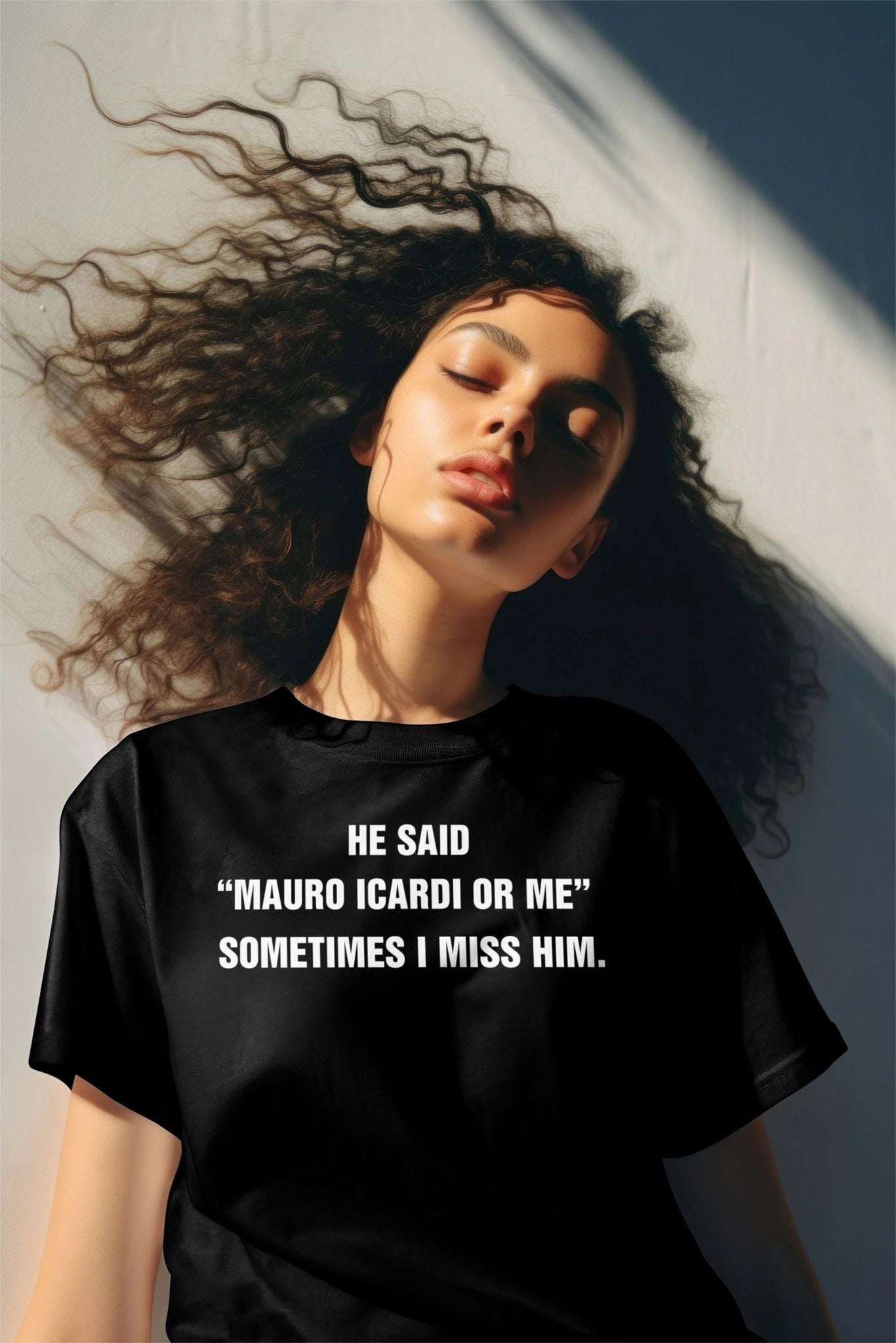 ICARDI OR ME > Ex GLOW Tee (Siyah • Karanlıkta Parlayan Fosforlu Tişört) - B-Shirt - Tişört Tasarım Atölyesi