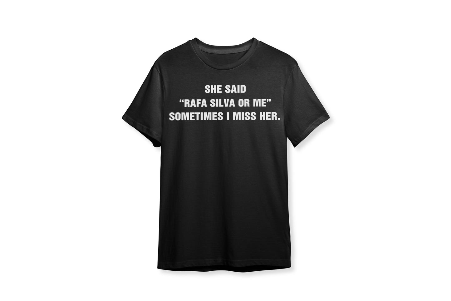 “RAFA SILVA > Ex” Minimalist Tişört - B-Shirt - Tişört Tasarım Atölyesi