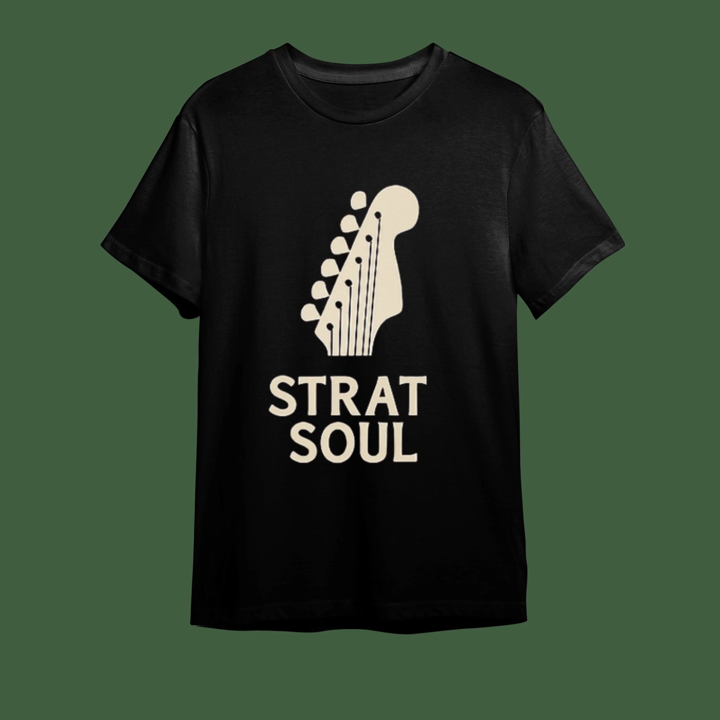 "Strat Soul - Gitarın Ruhu" İkonik Tasarım Tişört | %100 Pamuk, Unisex Tişört | B-Shirt - B-Shirt - Tişört Tasarım Atölyesi