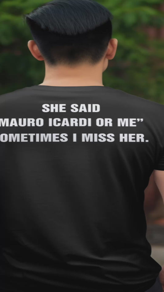 ICARDI OR ME > Ex GLOW Tee (Siyah • Karanlıkta Parlayan Fosforlu Tişört)