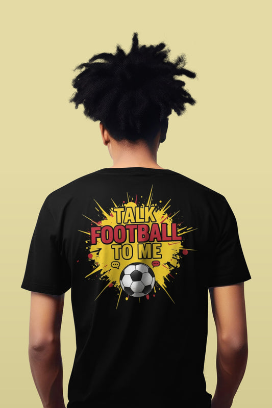 Benimle Futbol Konuş Tişört | Galatasaray Taraftar Slogan T-Shirt