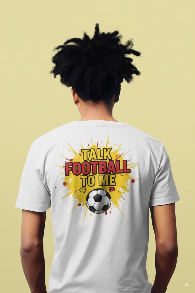 Benimle Futbol Konuş Tişört | Galatasaray Taraftar Slogan T-Shirt