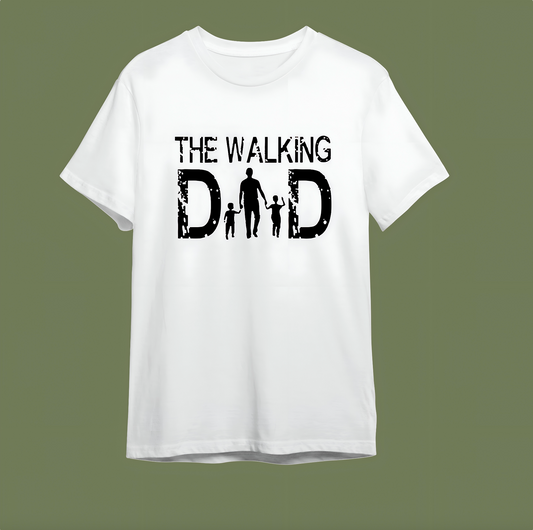 The Walking Dad" Baba ve Çocuklar Tişörtü