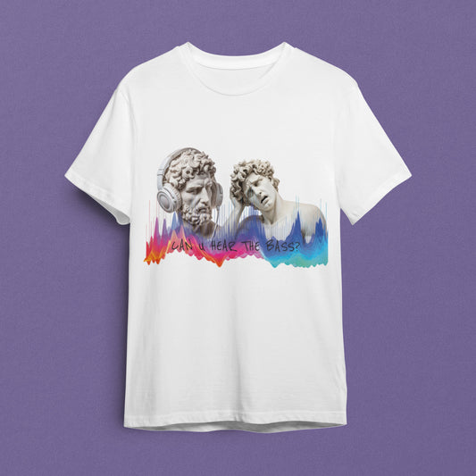 İsmet - Can You Hear the Bass? Minimalist Müzik Tişörtü