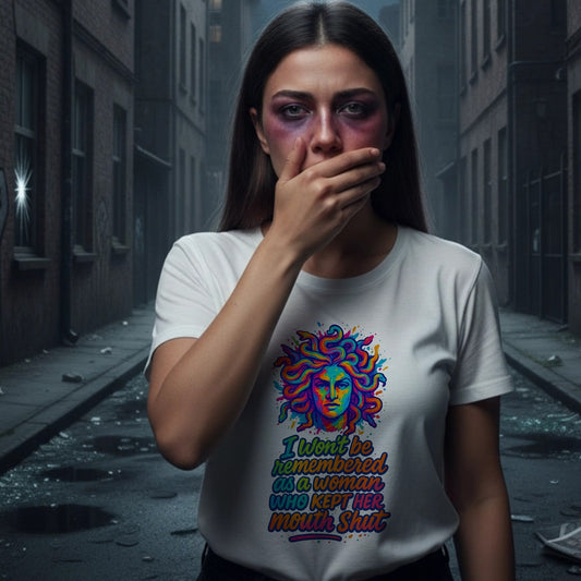 Medusa Kadın Gücü Tişörtü - "Susturulmayacağım"