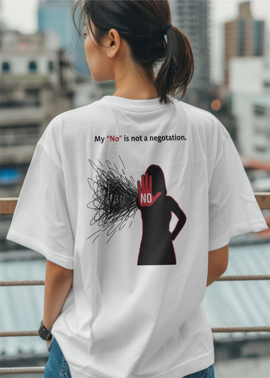 Sınırların Manifestosu - 'Hayır!' Tişörtü