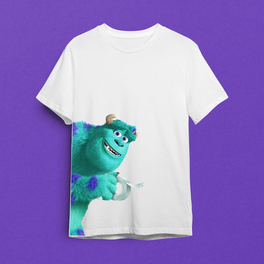"Sulley - Koca Yürekli Canavarın Sürprizi" Pixar İlhamlı 3D Tişört - B-Shirt - Tişört Tasarım Atölyesi
