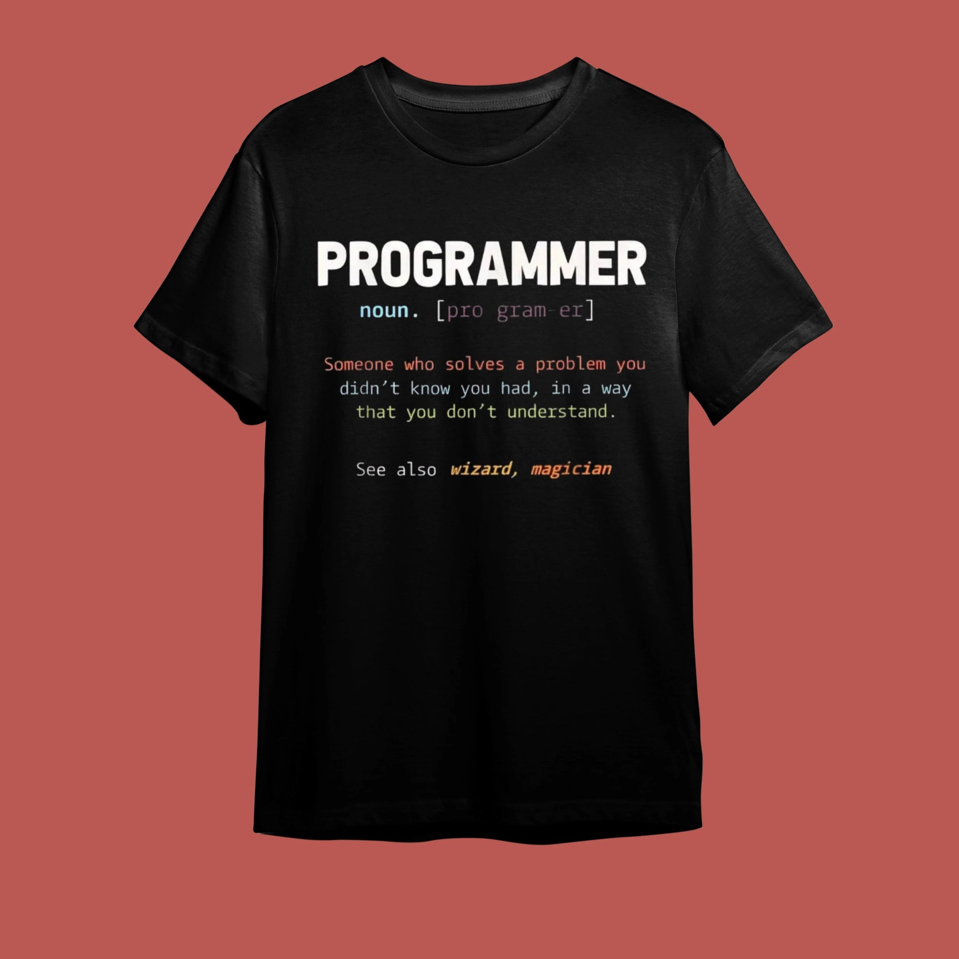 In Code We Trust" Yazılımcı Mizah Tişörtü - B-Shirt - Tişört Tasarım Atölyesi