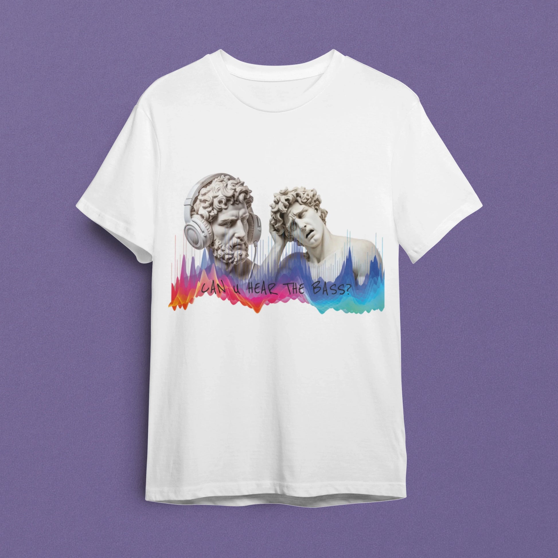 İsmet - Can You Hear the Bass? Minimalist Müzik Tişörtü - B-Shirt - Tişört Tasarım Atölyesi