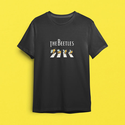 Here Comes the Buzz - The Beetles Parodisi Brit Rock Mizah Tişörtü - B-Shirt - Tişört Tasarım Atölyesi