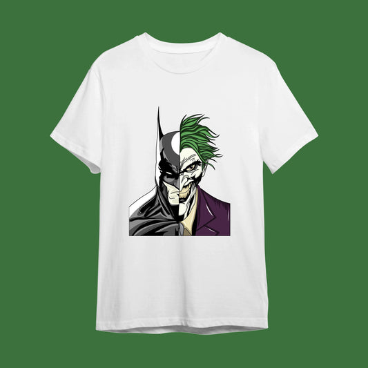 "İki Yüz Bir Adalet - Batman & Joker" İkonik Çizgi Roman Tişörtü - B-Shirt - Tişört Tasarım Atölyesi