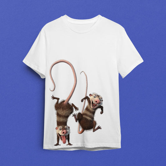 "Kaos İkizleri - Crash & Eddie Macerası" Buz Devri Tişörtü - B-Shirt - Tişört Tasarım Atölyesi