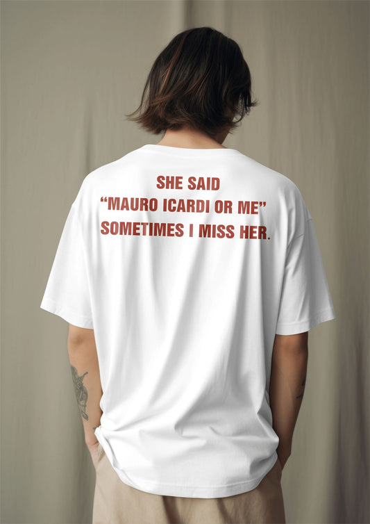 "ICARDI OR ME> Ex - Minimal Tişört - B-Shirt - Tişört Tasarım Atölyesi