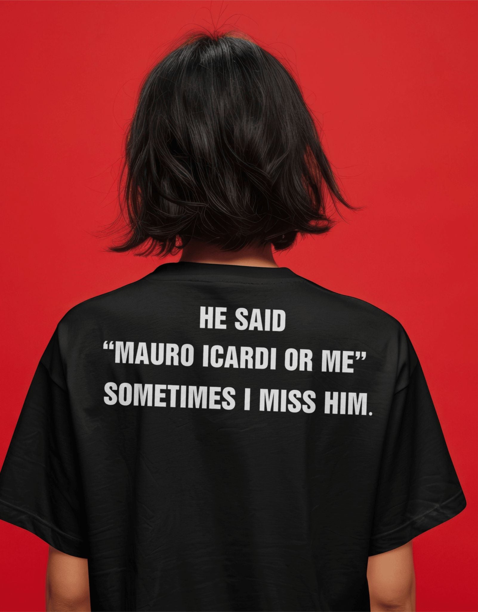 ICARDI OR ME > Ex GLOW Tee (Siyah • Karanlıkta Parlayan Fosforlu Tişört) - B-Shirt - Tişört Tasarım Atölyesi