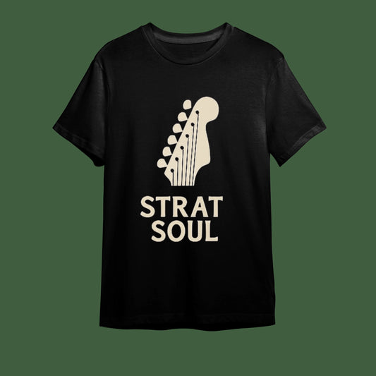 "Strat Soul - Gitarın Ruhu" İkonik Tasarım Tişört | %100 Pamuk, Unisex Tişört | B-Shirt - B-Shirt - Tişört Tasarım Atölyesi