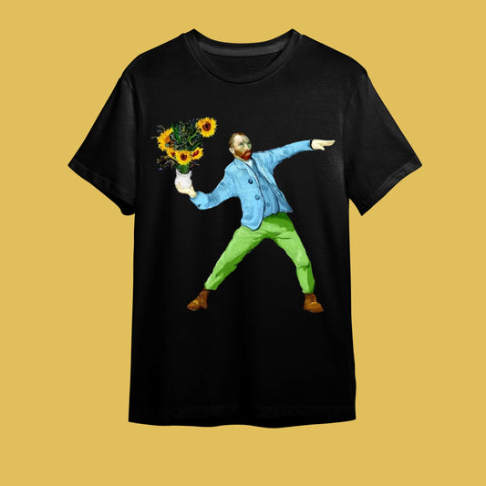 ART ATTACK / Vincent Style Van Gogh | Banksy Tasarım Tişört