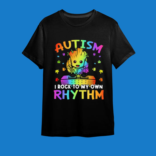 "Rhythm Groot / Spectrum Groove Style" Otizm Ritmine Coşkuyla Tişörtü