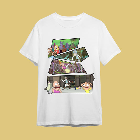 "Rick and Morty - Çoklu Evren Macerası" Çizgi Dizi Tişörtü