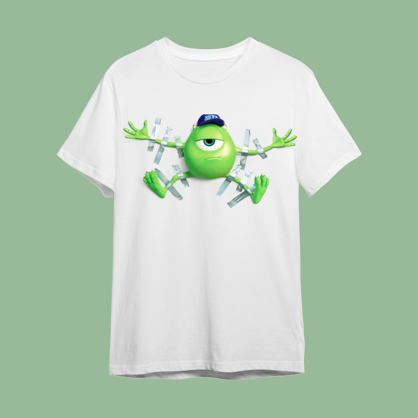 "Mike Wazowski - Bantlanmış Kahkaha" Pixar İlhamlı Mizah Tişörtü