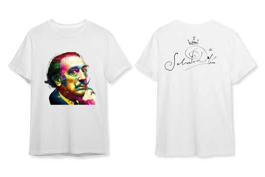 "Salvador Dalí İllüstrasyonu" Sürreal Sanat Tişörtü