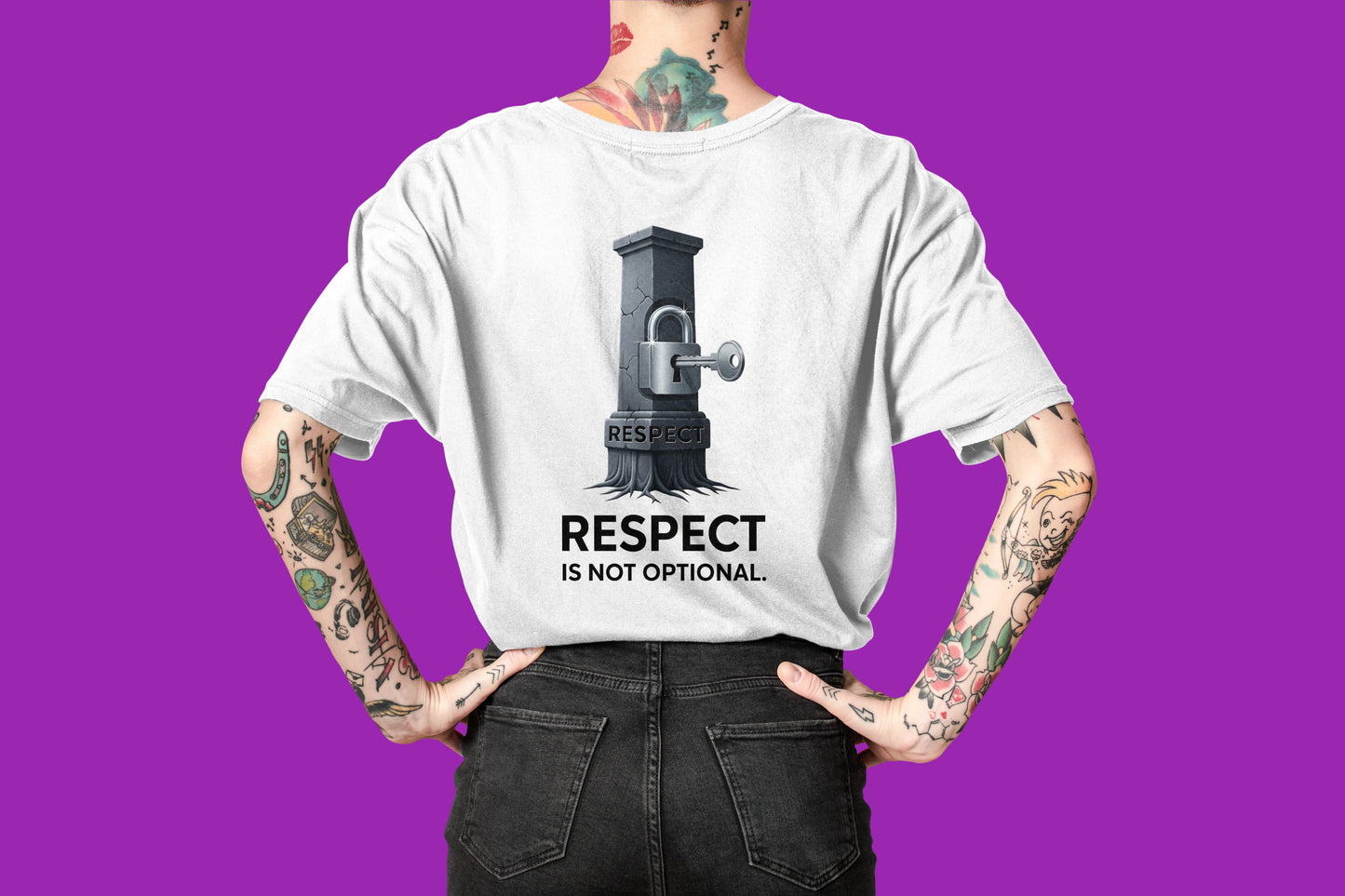 Saygı Zorunludur - Respect is not Optional Tişörtü